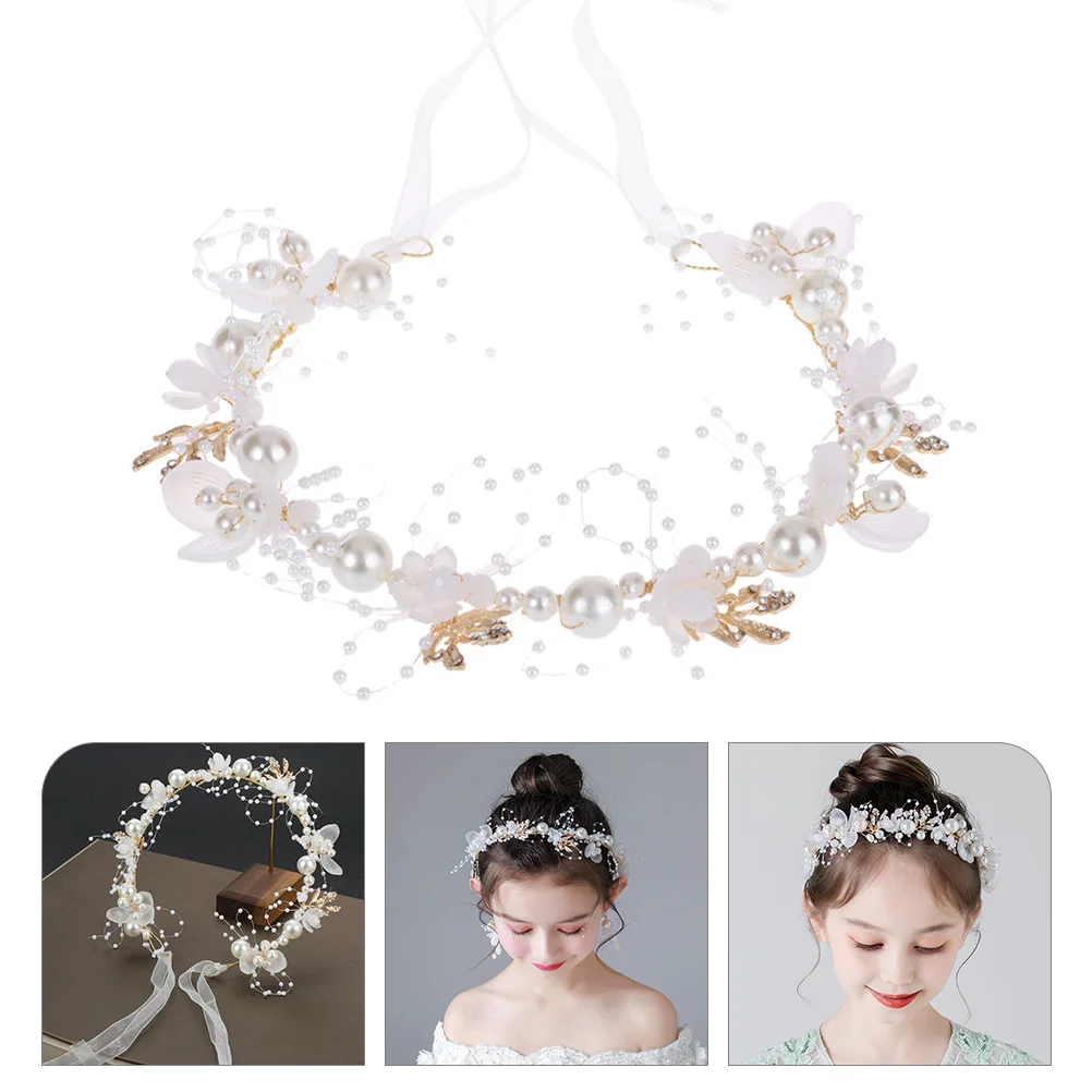 

Flower Crown Headb Hair Accessories for Girls Women Adjustable Floral Cloth Beach Vacation Birthday Party Wedding Photo Shoot