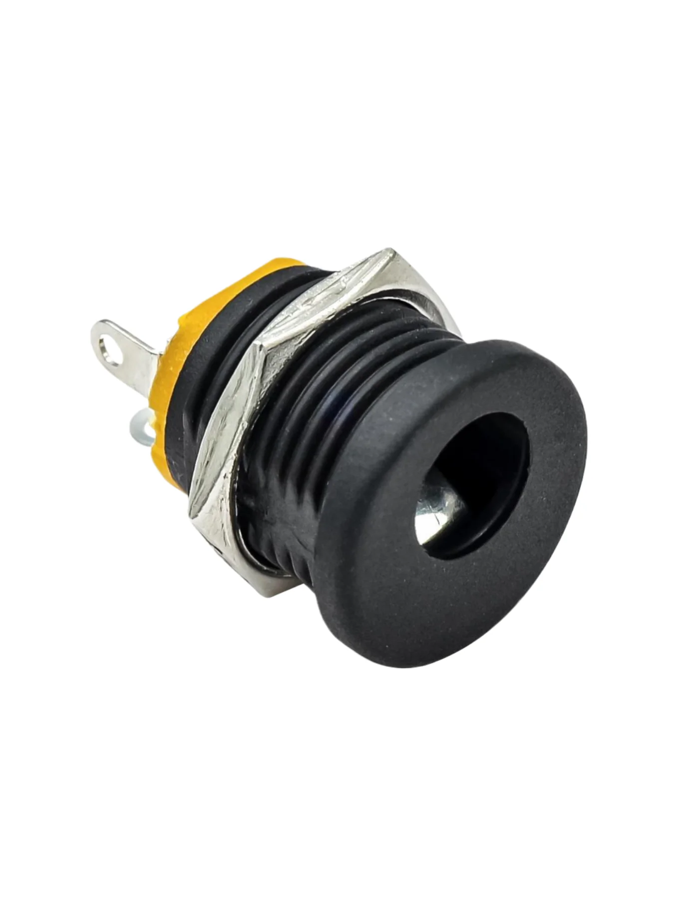 5pcs DC022 with nut, DC head, inner diameter 5.5mm, inner needle 2.1mm, DC power socket, 5.5*2.1mm