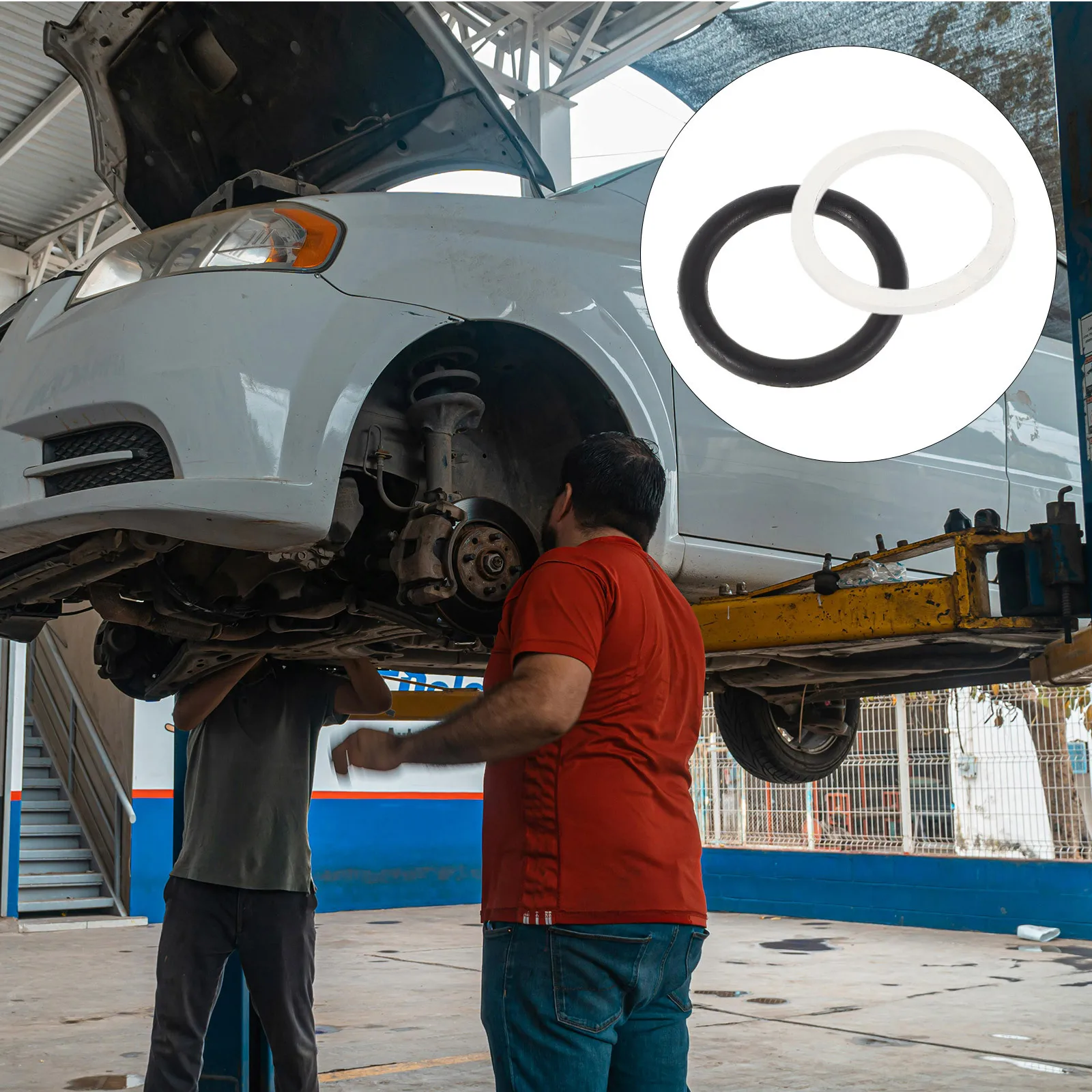 

20Pcs Hydraulic Jack Repair Parts Oil Plug Seals Rubber O Rings Floor Jack Maintenance Replacement Kit for Automotive Repair