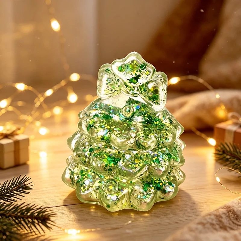 Christmas Tree Fun Soft Press Toy Slow Rising Stress Relief Fidget Toy Anti Anxiety Sensory Focus Fidget Toys for Adult Gifts