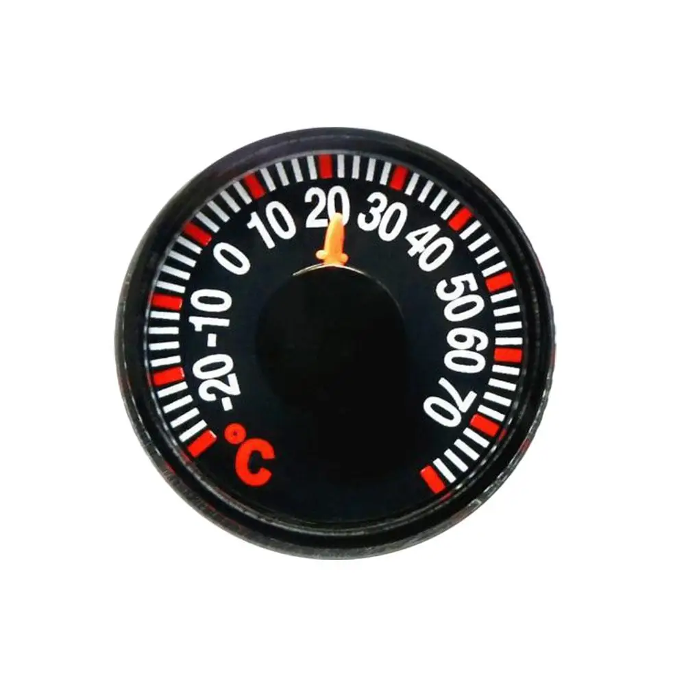 Scale Measurement Tool High Accuracy Thermometer Office Practical Mini Circular Thermometer Plastic Waterproof Dial Car Interior