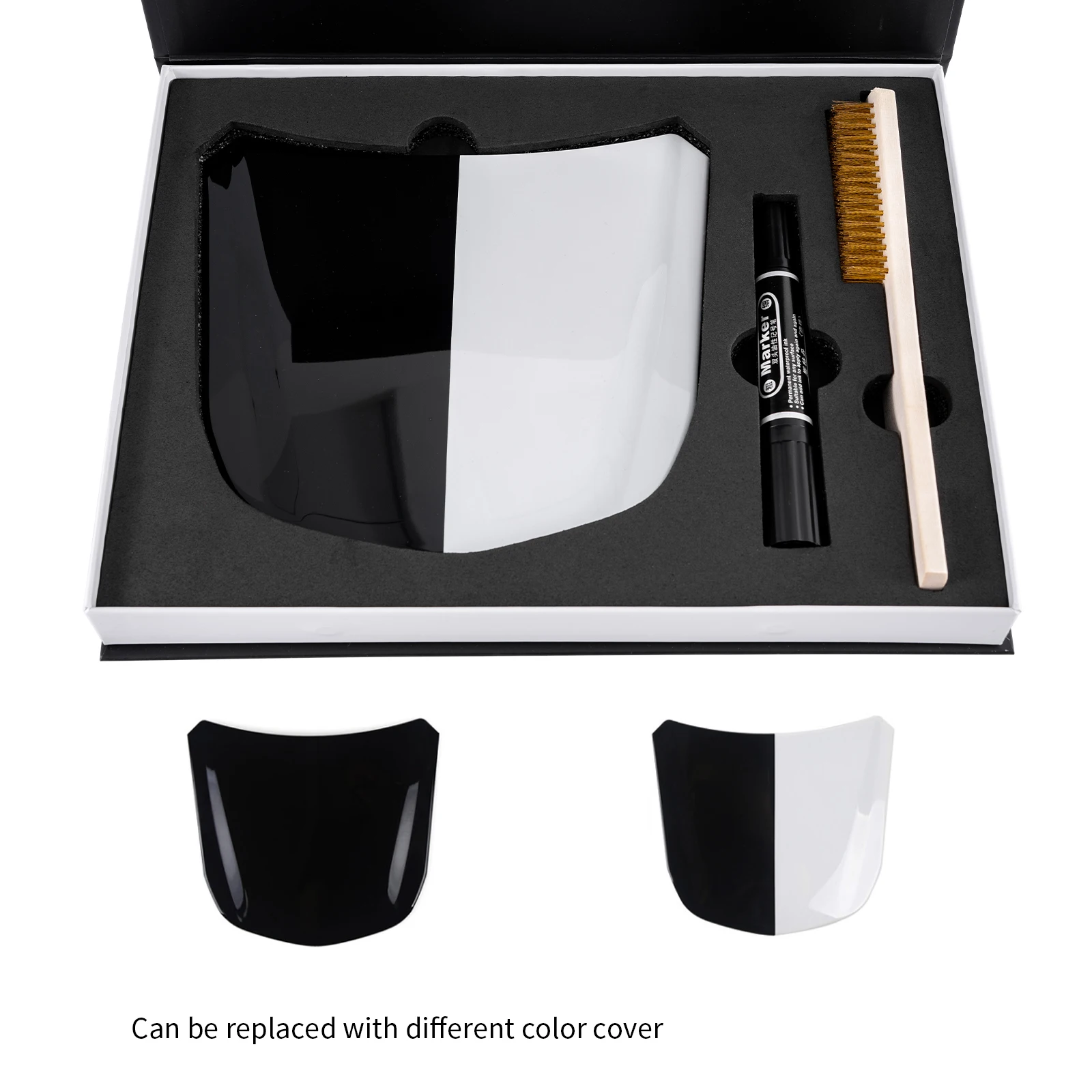 Car Paint Protection Film PPF Scratch Test Demo Kit Hood Metal Test Board Display Tool PPF Self Healing Performance Testing Set