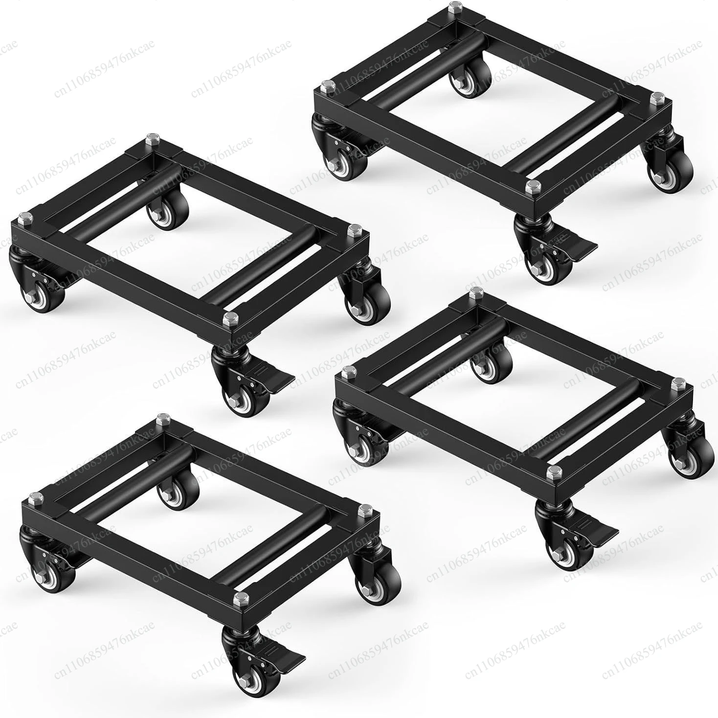 Handling equipment moving frame with wheels Heavy vehicle service bracket for moving car trailers