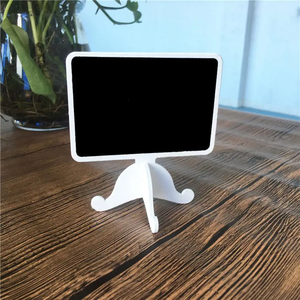 Mini Wooden Blackboard Mini Chalkboard Desktop Blackboard Pine Wood Frame Table-top Black Board Memo Drawing Boards Black board