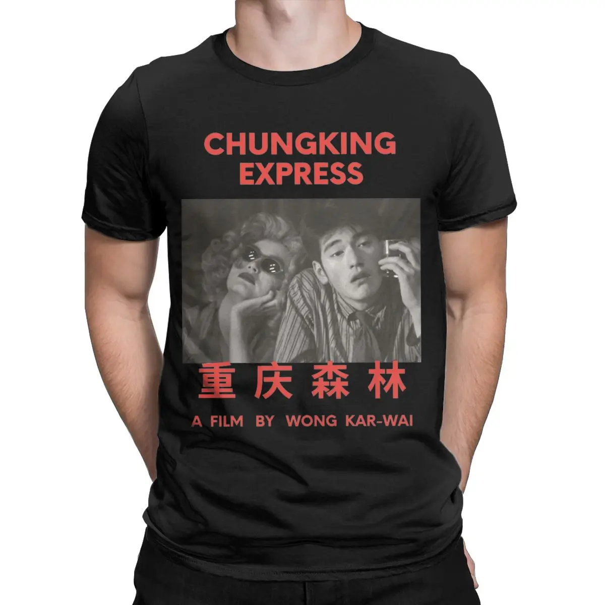 Chungking Express Wong Kar Wai T-Shirts Men Unique Cotton Tee Shirt Crewneck Short Sleeve T Shirt Graphic Printed Clothes