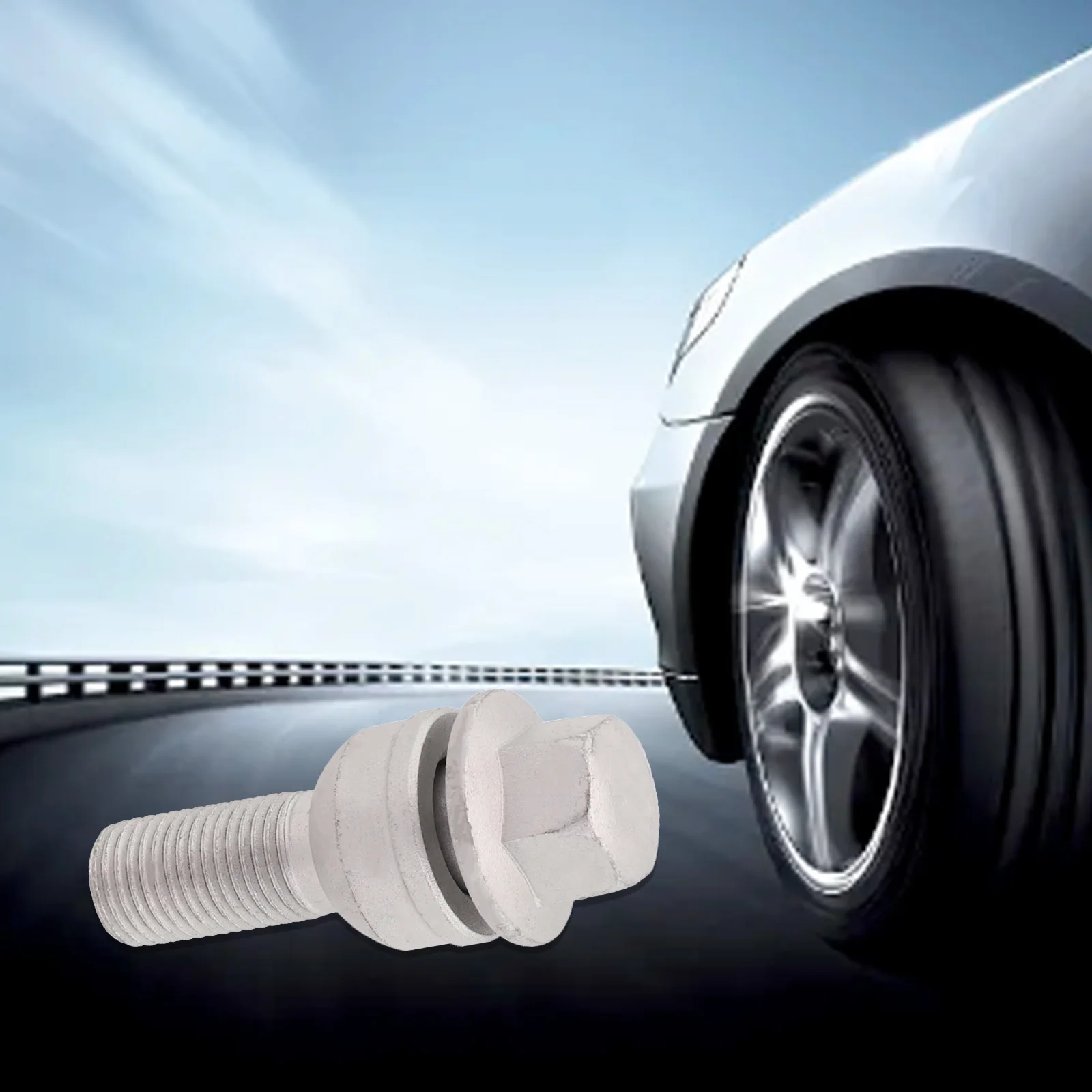 Lug Nut Stud Wheel Stud Wheel Repair Direct Replacement Easy Installation Silver Color High Universality High-quality Materials