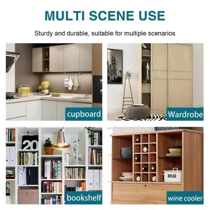 50/10PCS Shelf Support Pegs L-Shaped Wardrobe Shelf Fixed Brackets Bookcase Wooden Glass Layer Board Furniture Bracket Holder image 6