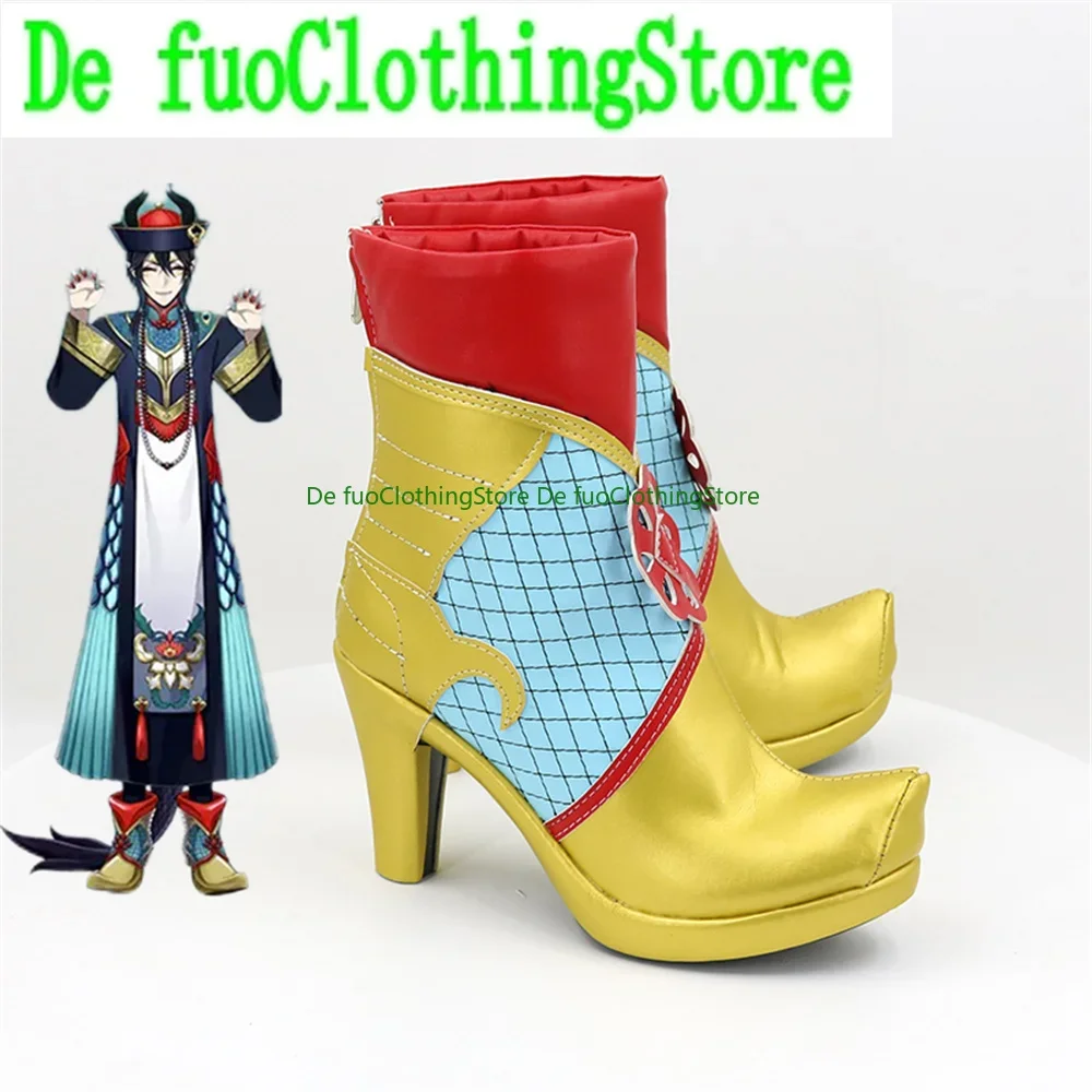 الملتوية-بلاد العجائب Malleus أحذية الهالوين التأثيرية أحذية لعبة أنيمي الهالوين عيد الميلاد Defu متجر أحذية الملابس