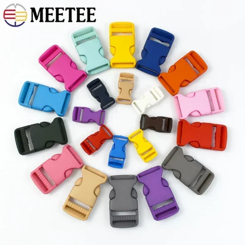 5/10Pcs 15/20/25/30mm Plastic Buckles for Bag Quick Release Closure Buckle Strap Clasp Belt Dog Collar Hook DIY Crafts