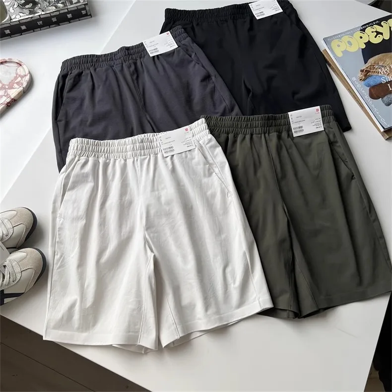 

High Elastic Qui Dry AR Series DE Tech orts Comfortable Versatile Casual Pants Straight Leg Five-Quarter Length Youthful