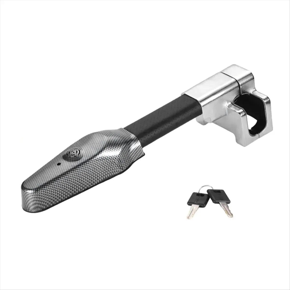 ABQE Car Steering Wheel Lock Universal Security Car Anti Theft Alarm Lock Retractable Anti Theft Protection T-Locks