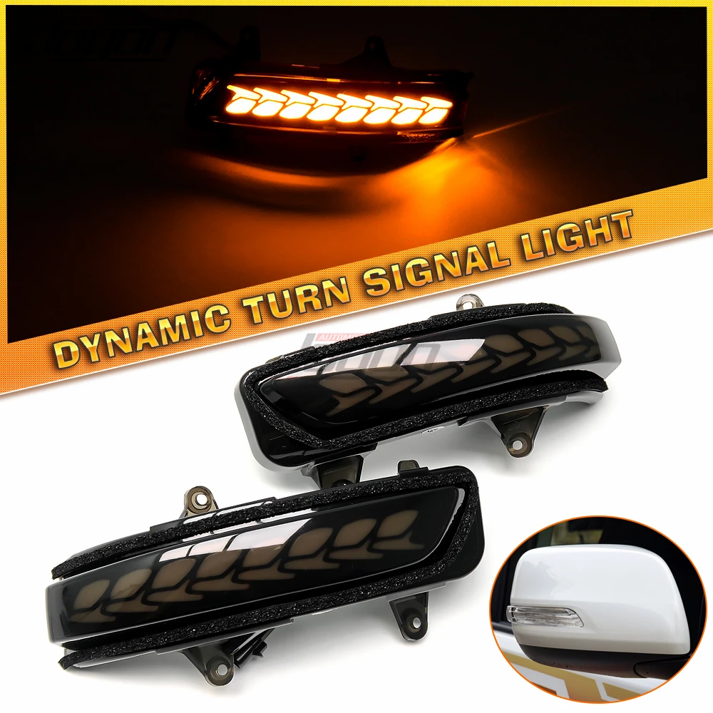 

Side Rearview Mirror Lamp Blinker LED Dynamic Turn Signal Light For Toyota Land Cruiser LC200 FJ200 Prado FJ150 2010-2020