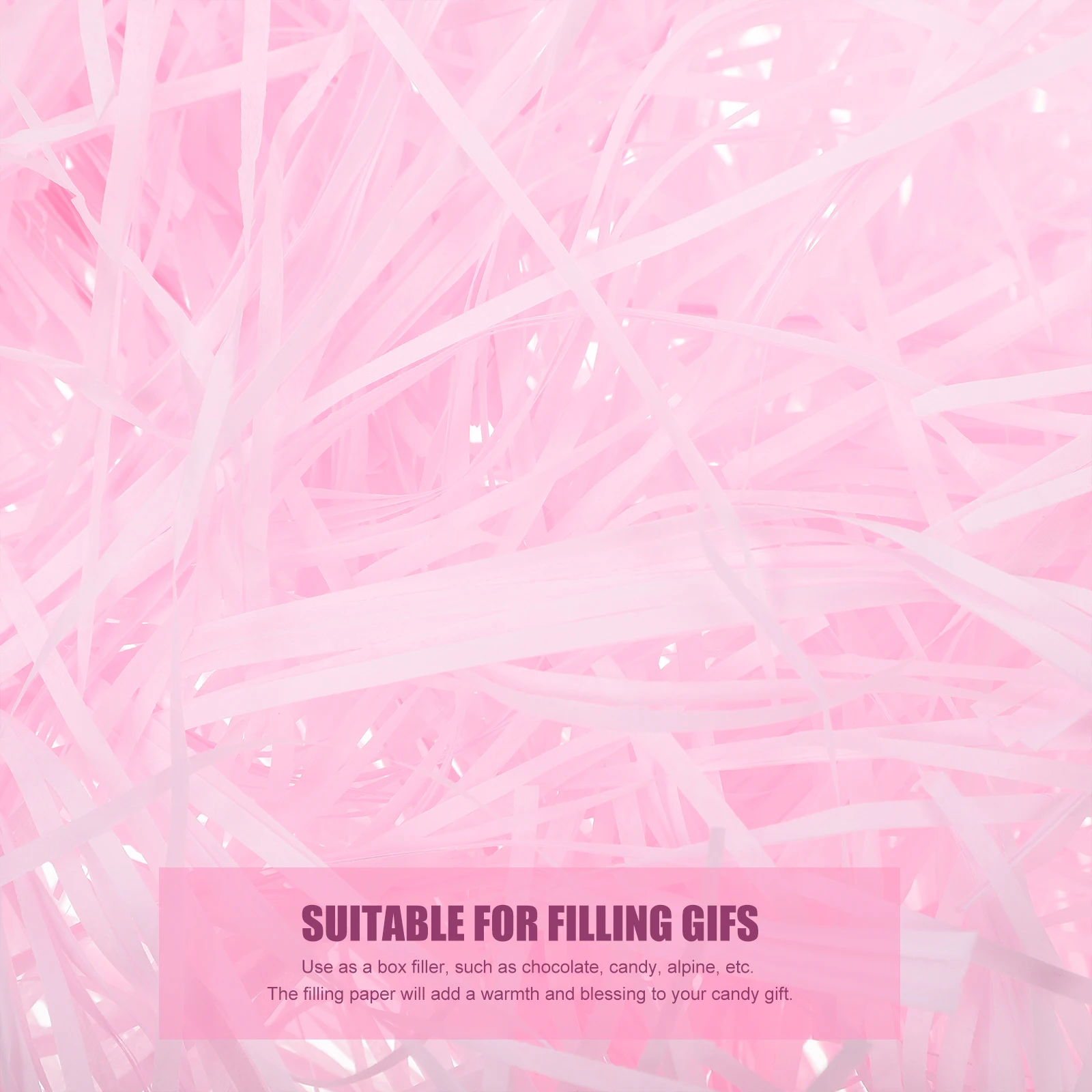 Gift Box Filling Paper Raffia Shredded Filament for Candy Chocolate Lightweight Durable Colored Crinkle Paper Shred