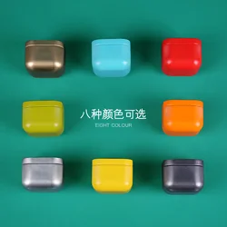 5PCS Small Mini Tea Cans Tin Box Portable Travel Metal Candy Container Sealed Jar Kitchen Condiment Storage Box Custom Logo