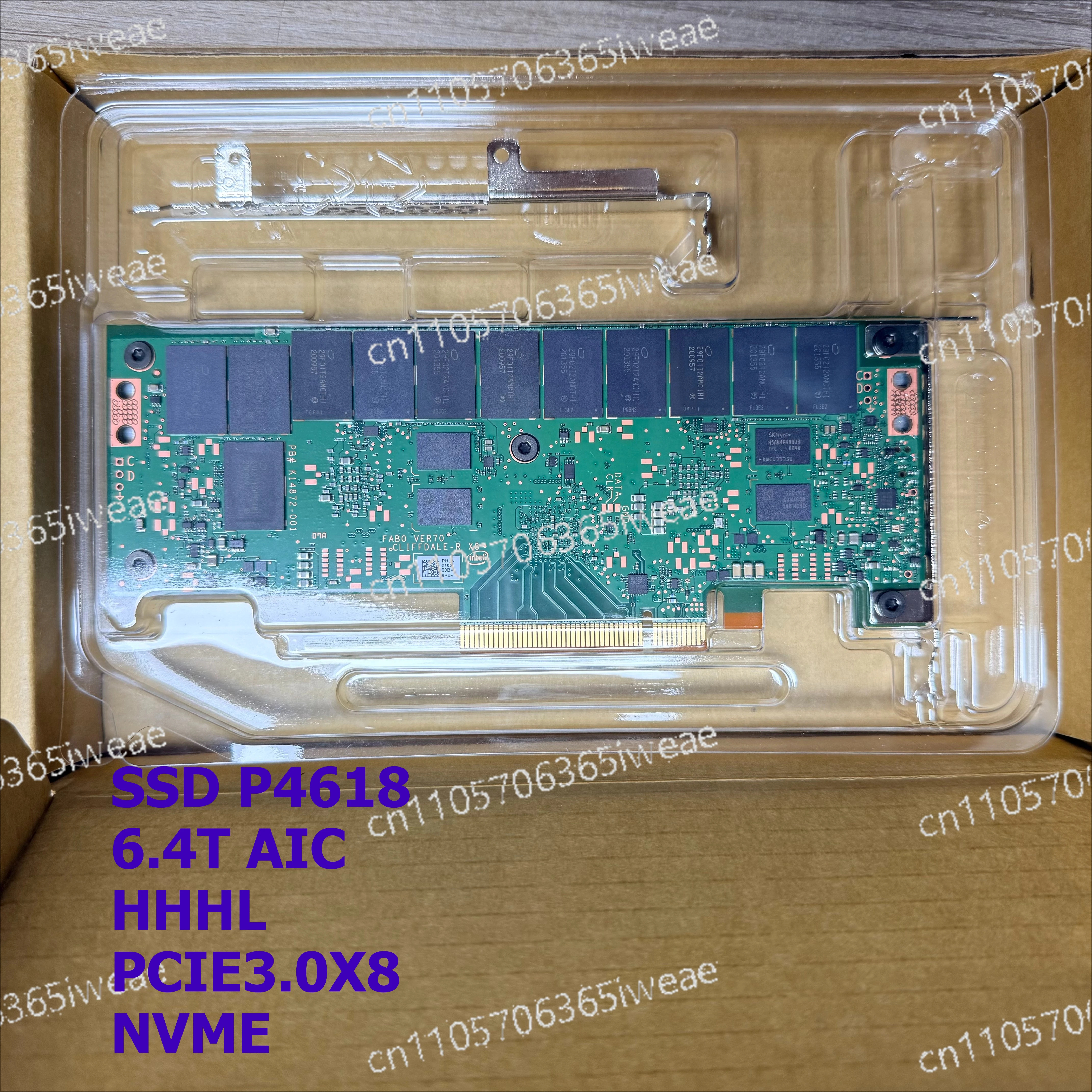 P4618 6.4T PCIE AIC Card Solid State Drive SSDPECKE64T801
