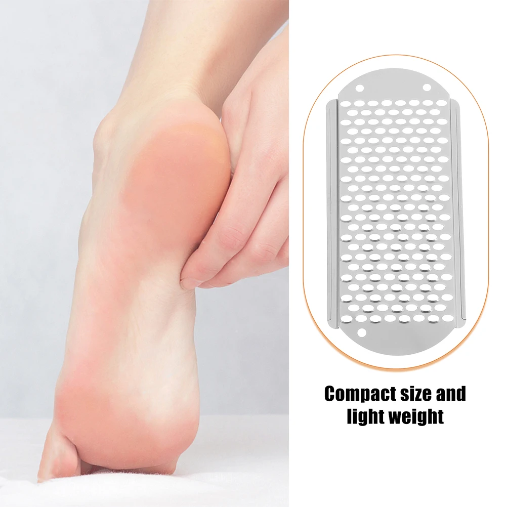 4pcs ไฟล์ Heel Scraping Soles แฟ้มสแตนเลสแคลลัส Remover เครื่องมือ Dead Skin Scraper เครื่องขูดเท้า rasp Salon ใช้