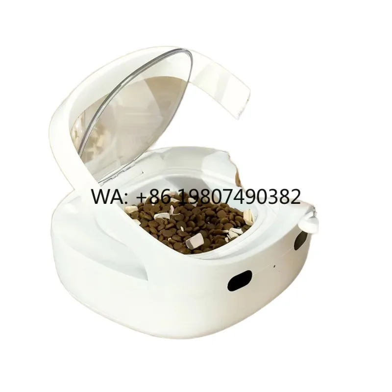 Smart Automatic Pet Feeder WiFi APP Control Sensor Recognition Anti-Snatch Food Dispenser Portable for Dogs
