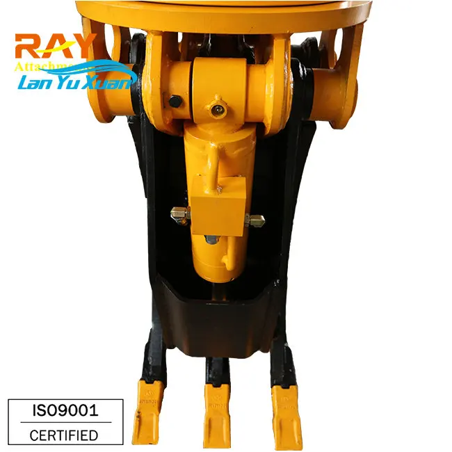 Timber Grab Wood Grappler Rotating Excavator Grapple For Many Brand Excavator Used