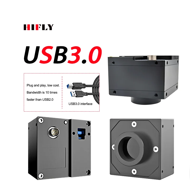 HIFLY Ultraviolet 8MP 44.75FPS USB3.0 Machine Vision 2/3