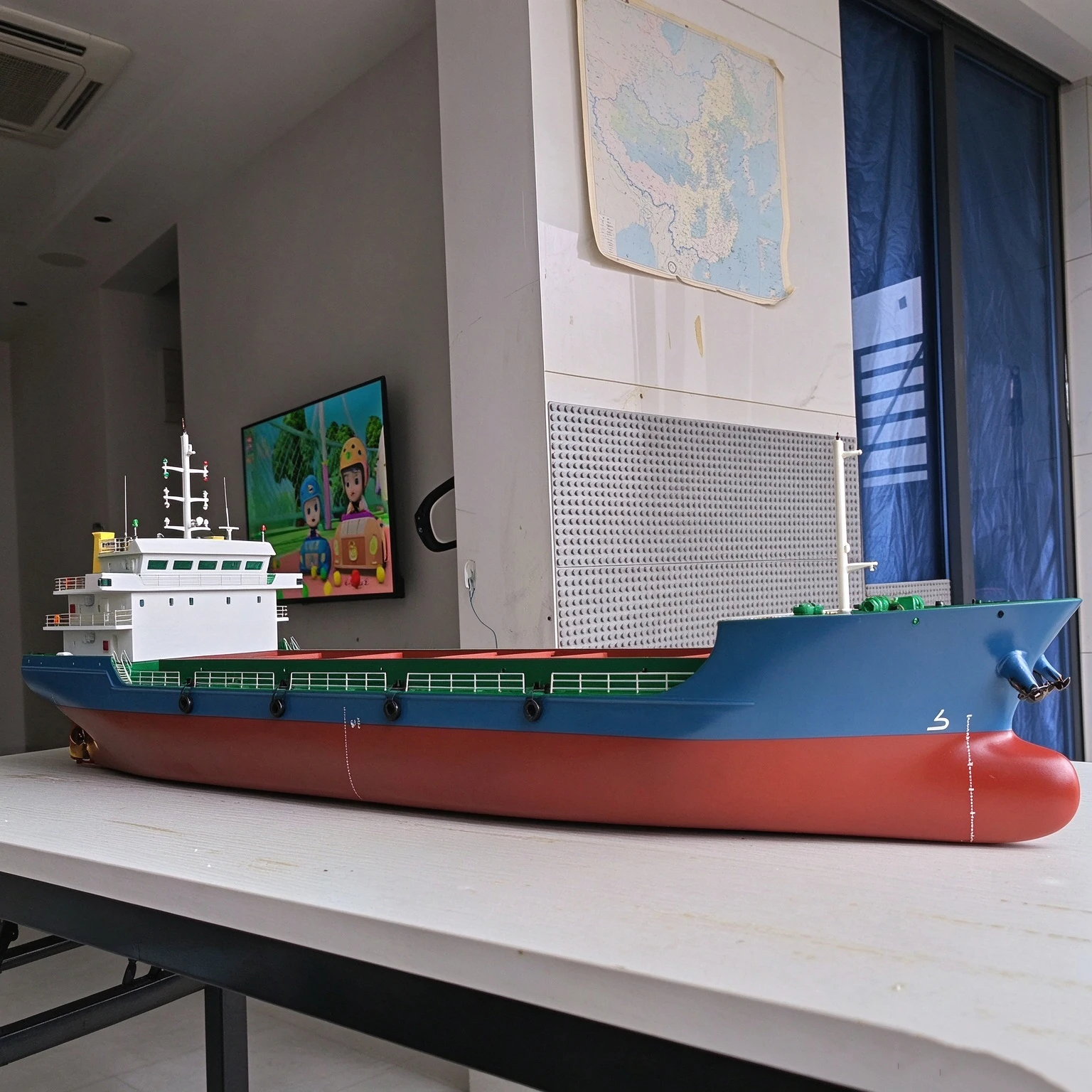 1.16m Big Size Boat Model Kit DIY Toy 3D Printed 3D Ship Hull Kit Suitable for Model Builders