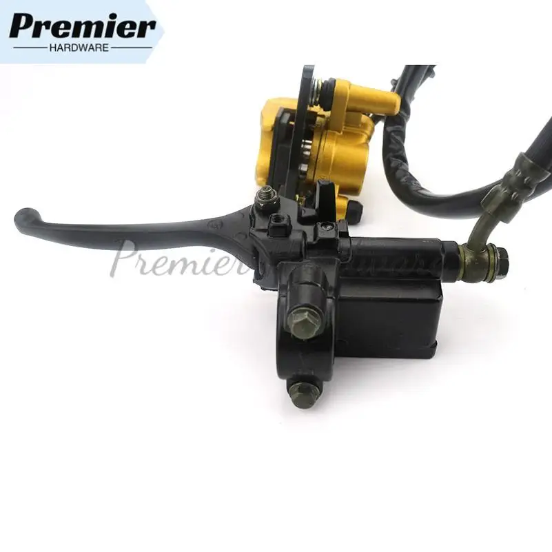 Комплект переднего дискового тормоза мотоцикла, гидравлическая система для 110cc 125cc 140cc BBR TTR, питбайк, мотокросс, скутер, питбайк