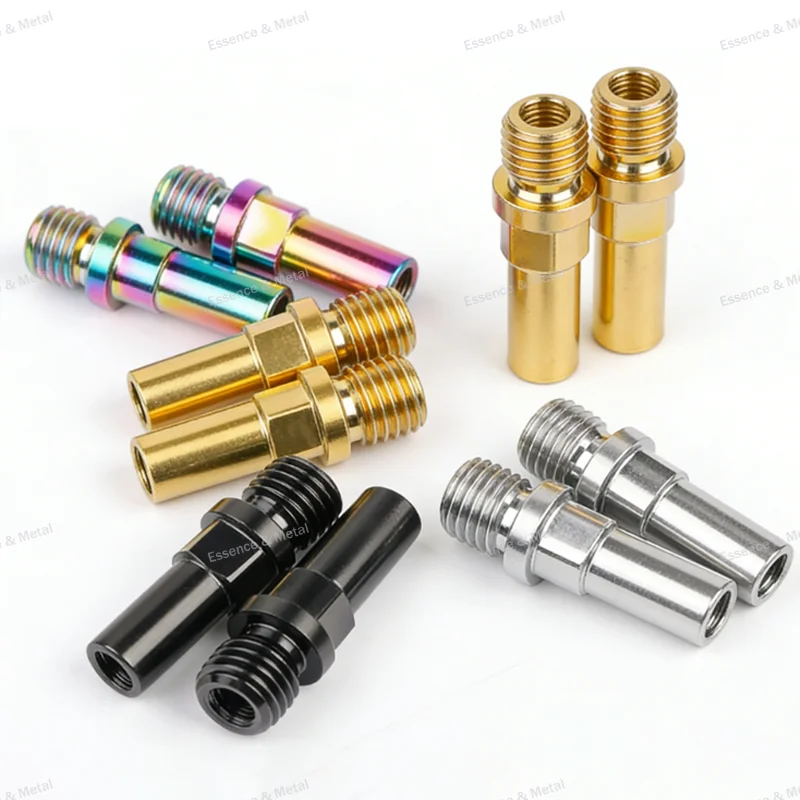 1-4PCS Titanium Legering V Brake Base Bolt M8 M10 Pitch 1.25mm V Brake Bracket Stud Fiets/mountainbike Reparatie Schroef Accessoires - afbeelding 2