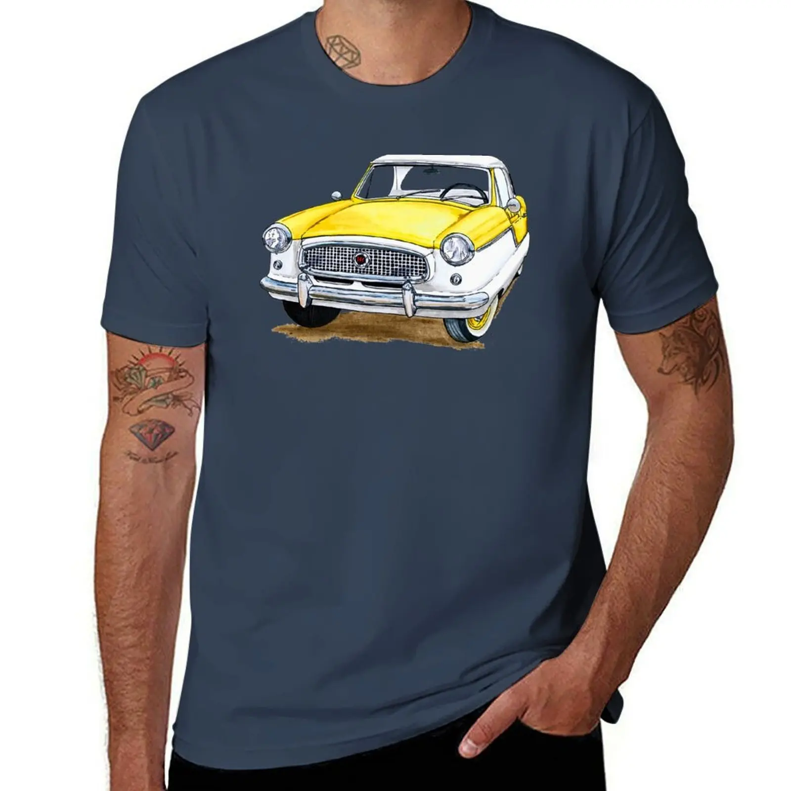 

Nash Metropolitan - Yellow T-Shirt Graphic Print Short Sleeve T-Shirt