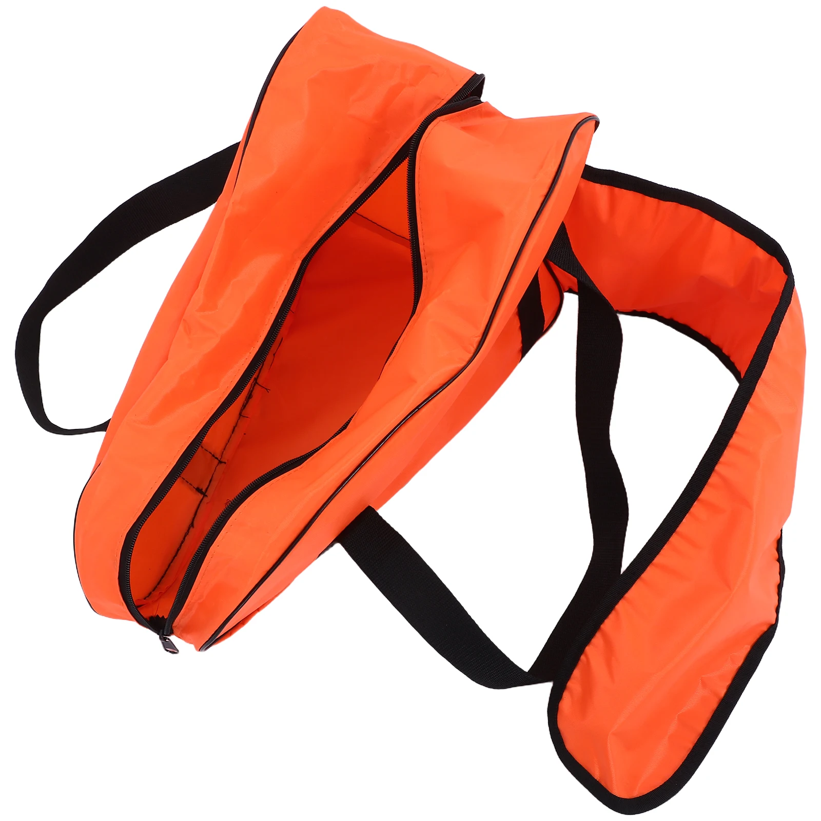 

Heavy Duty Chainsaw Tool Bag Orange Oxford Fabric Waterproof Large Capacity Carrying Case Outdoor Tool Storage Organizer