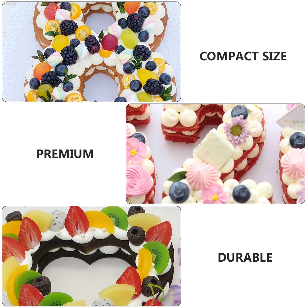 37 Pcs Cake Digital Mold Cookie Stamps Wedding Stencil Templates Decorating Pans