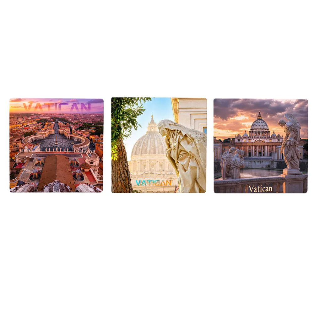 Europe Vatican Ceramic Fridge Magnets Tourist Souvenirs Decoration Articles Handicraft