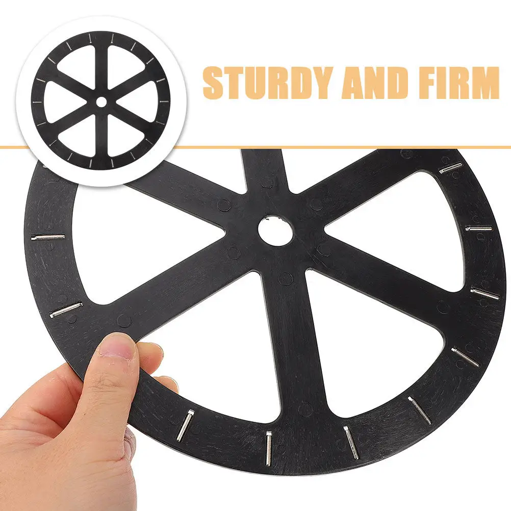 2Pcs Floor Mirror Turntable Swivel Base Round Rotating Display Plate Heavy Duty Bearing Platform for Home Store