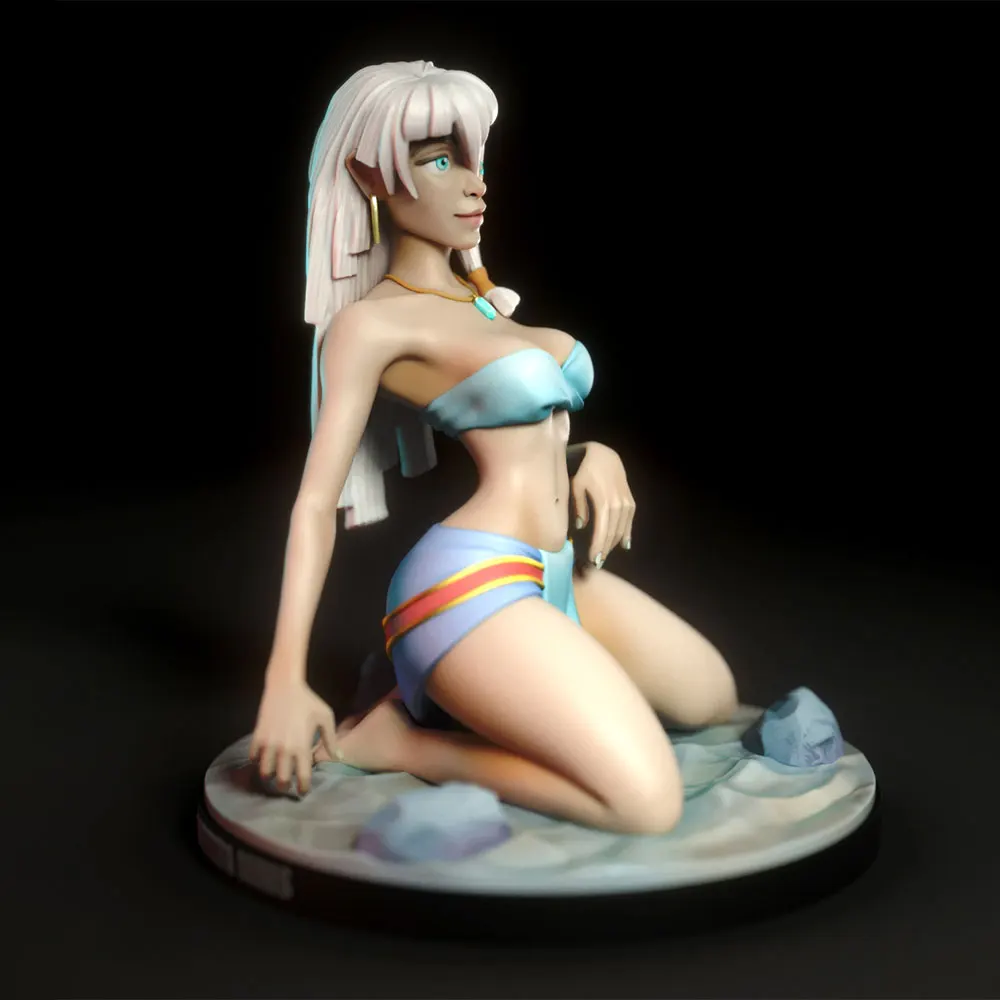 1/24/12/6 Desk ornament,NSFW,Sexy girl resin model kit, mini 3D printed gray figure statue, unpainted,unassembled