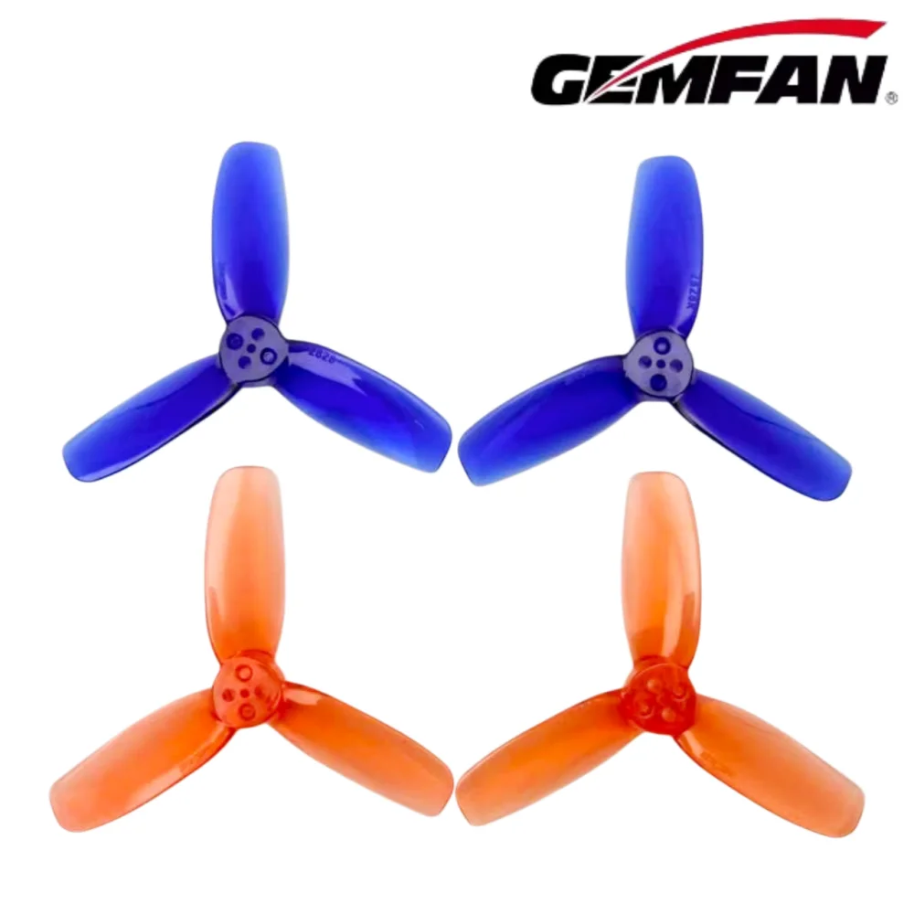 

4PCS Gemfan 2828 2.8inch 3-Blade Propeller 1.5mm T-Mount Hole 2CW 2CCW for 1506 4200KV Motor 200mm PC-Drone Soccer
