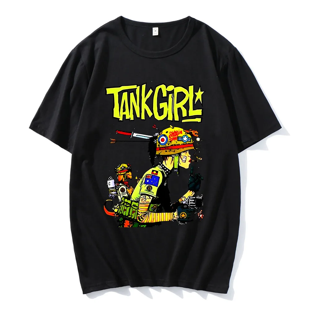 Tank Girl Feminist Charlie Don't Surf T-shirt Short Sleeve Oversized Tee-shirt Funny Vintage Style Aesthetic Unisex  Cotton Tops
