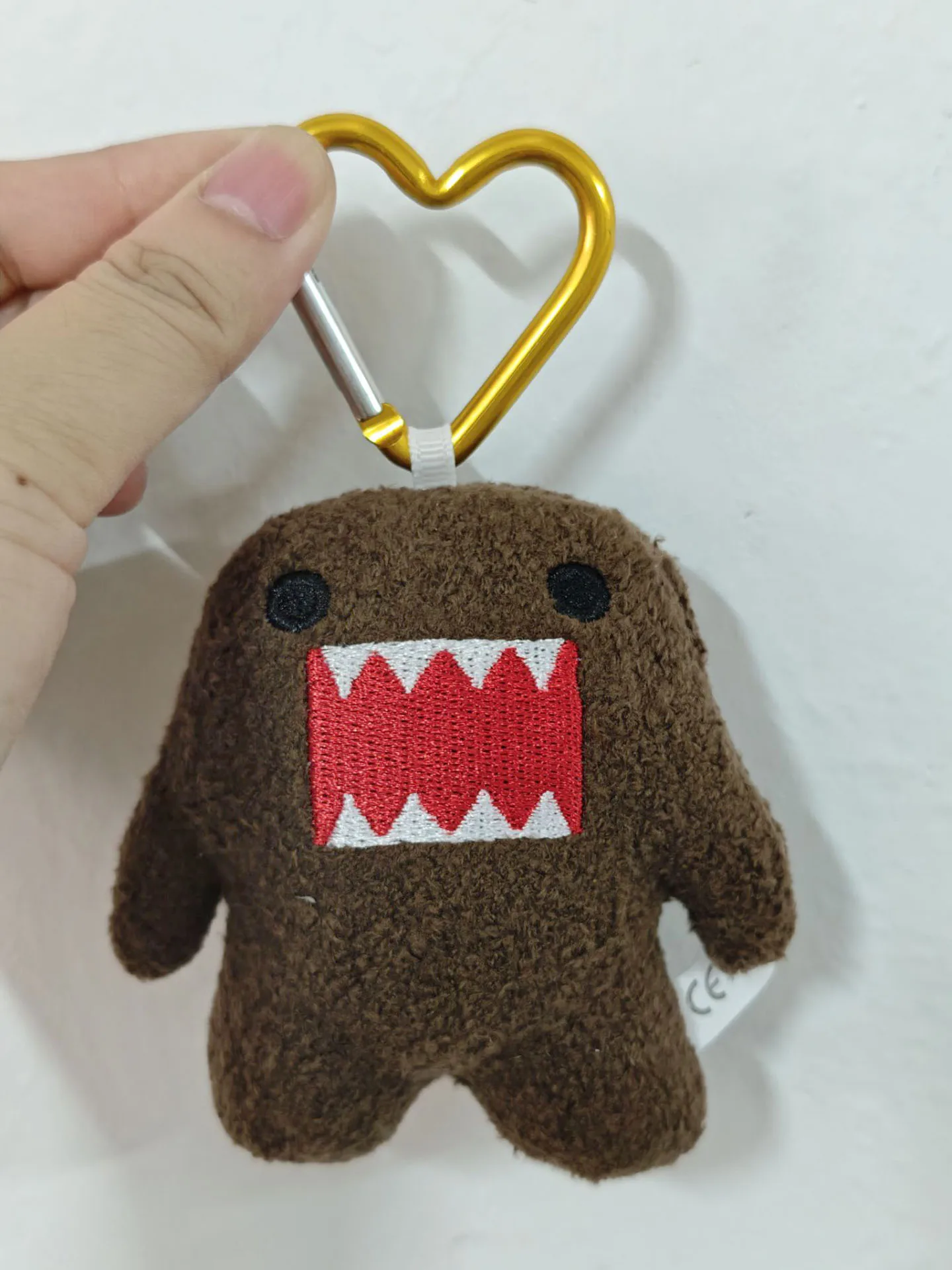 Leuke Domo Kun Mascotte Hart Clip Pluche Sleutelhanger Sleutelhanger Vrouwen Tas Sleutelhouder Hanger Kinderen Speelgoed Poppen Geschenken 9cm