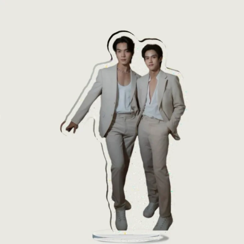 Boatoat Boat Yongyut Oat Pasakorn 12cm Stand Up Thai TV My Stubborn Drama Stills Humanoid Stop Sign Desktop Decor Ornaments