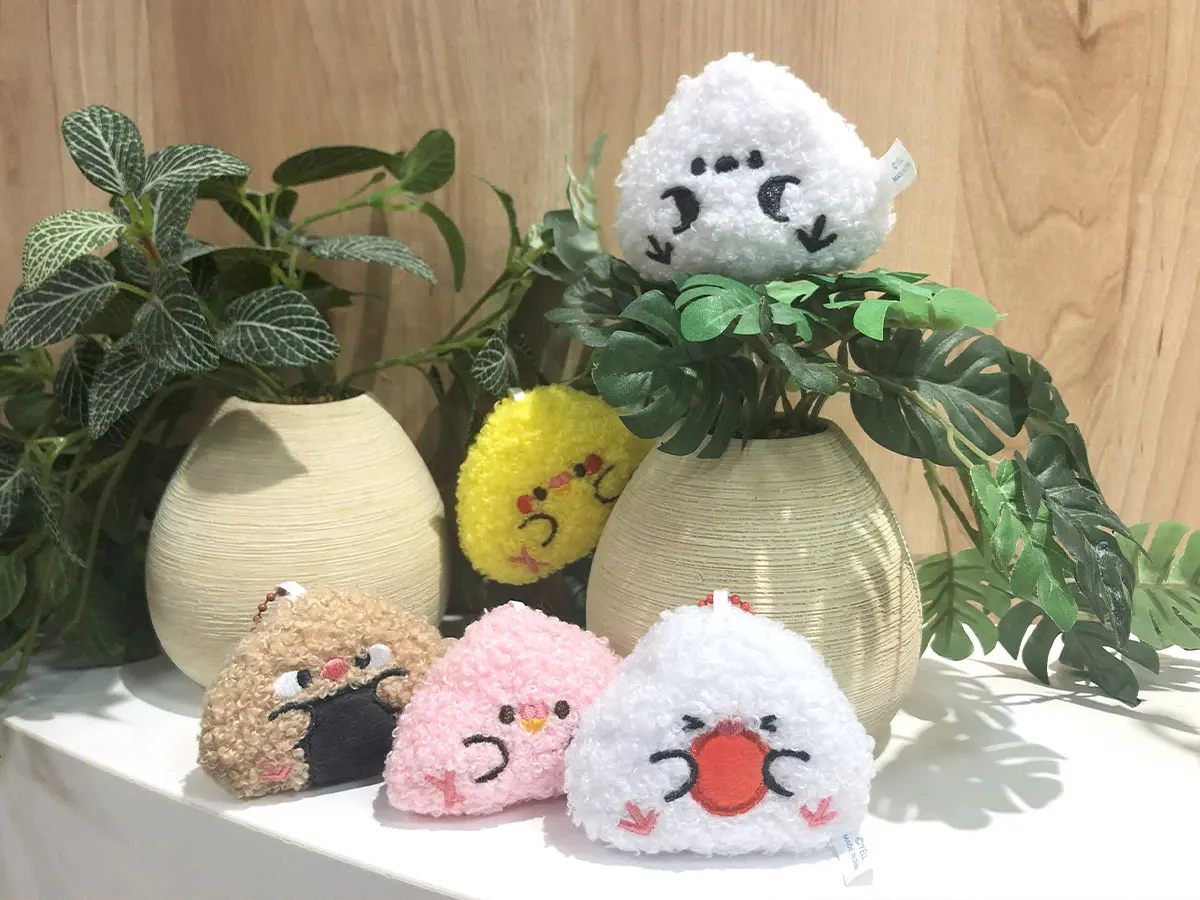 Yell world Nigi Nigi Onigiri Kotori cute kawaii cockatiel Long-tailed tit sparrow Bourke papuga rice ball wycisnąć pluszowe zabawki