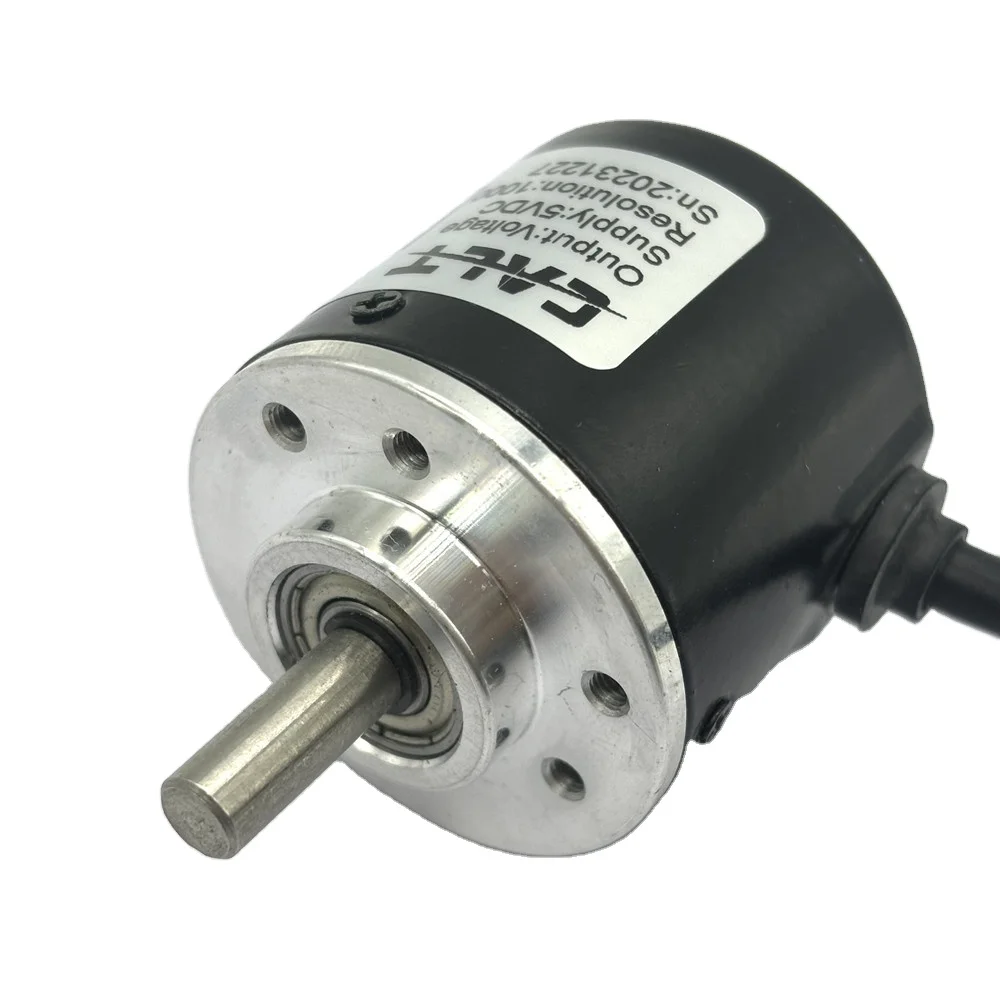 38mm Voltage Output Incremental Rotary Encoder 5v/5-26V/8-24v 100~5000ppr CALT ES38 series