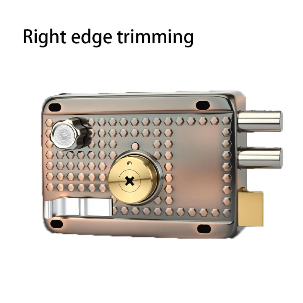 

Stainless Steel Exterior Door Lock High Strength Steel Dead Bolt Anti-theft Door Lock Multiple Insurance Copper Hook
