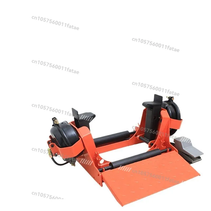 

Pneumatic vacuum tire clamp, construction vehicle tire press, portable press, press maintenance tool