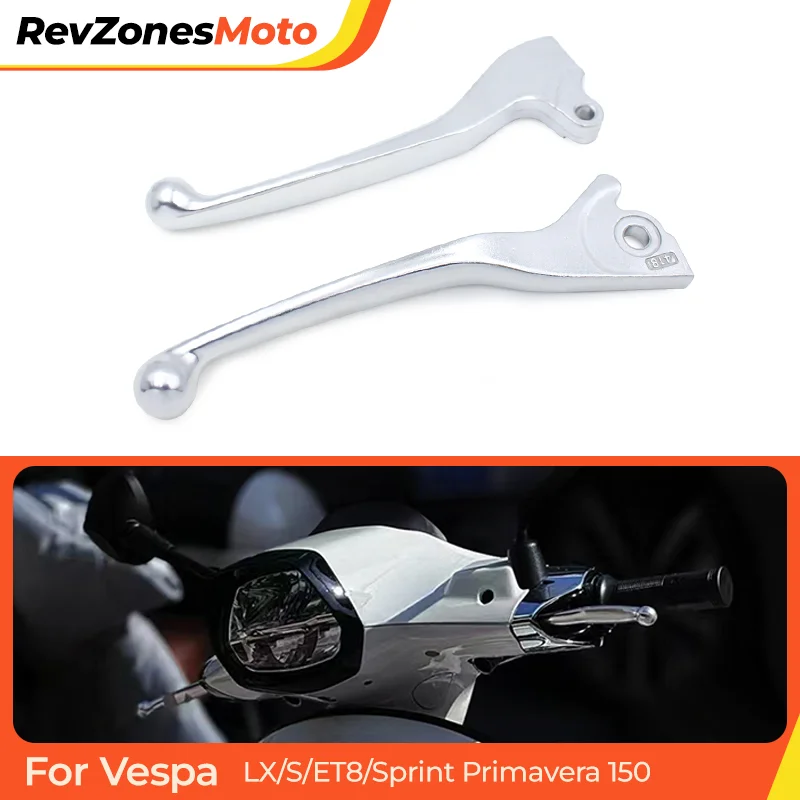 

Vespa Motorcycle CNC Aluminum Brake Clutch Lever Set for Sprint150 Primavera150 LX S ET8 Handlebars Accessories