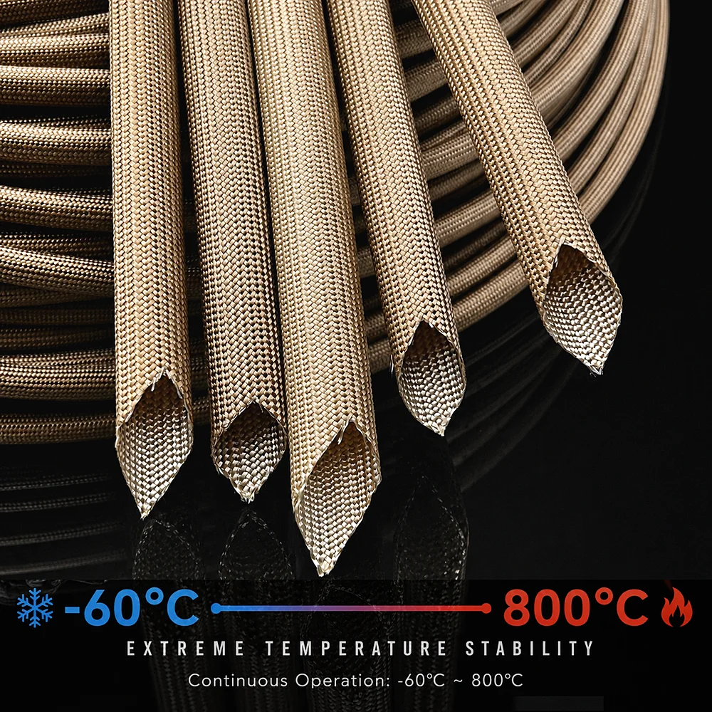 800 Deg C fiberglass tube ID:1/2.5/3/4/5/6/8/10/12/14/16/18/20/25/30MM Insulation/home appliance wiring harness protection tube