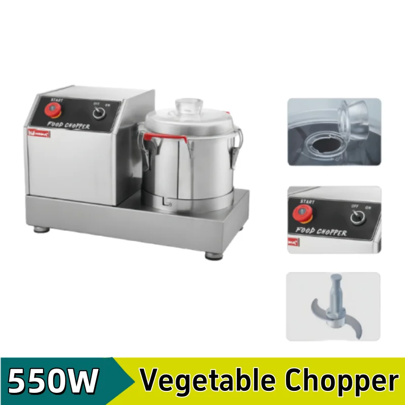 

High-Efficiency Stainless Steel Vegetable And Meat Grinder 220V Large-Capacity Food Chopper Food Processor