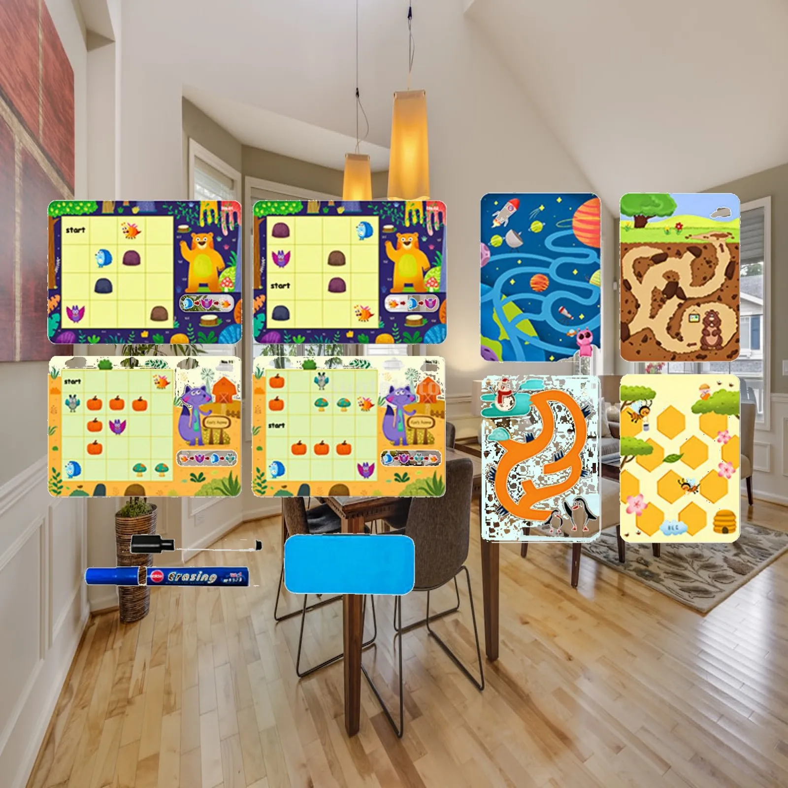 

Painting Drawing Card Doodle Graffiti Color Match Learning