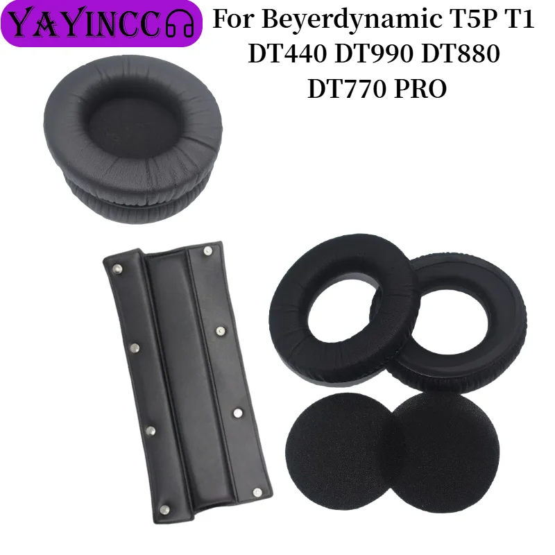 

Earphone Ear Pads For Beyerdynamic T5P T1 DT440 DT990 DT880 DT770 PRO Earpads Sponge Soft Foam Cushion Replacement Headphones