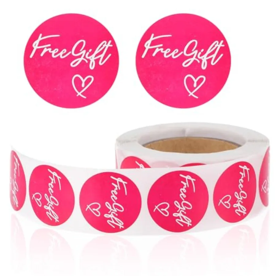 

500 Pcs Small Business Sticker Roll Customer Appreciation Stickers Round Self Adhesive Labels Tags