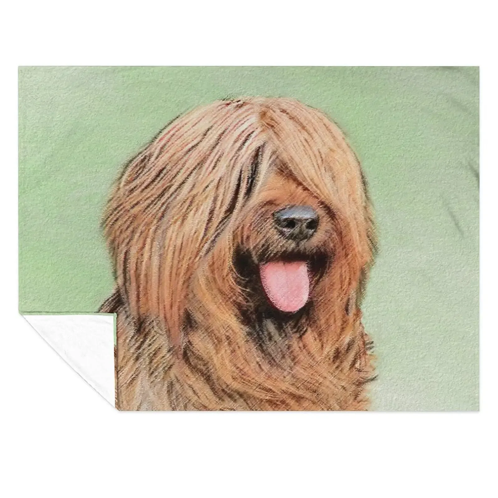 

Briard Throw Blanket Luxury Thicken Bed covers Custom Single Blankets