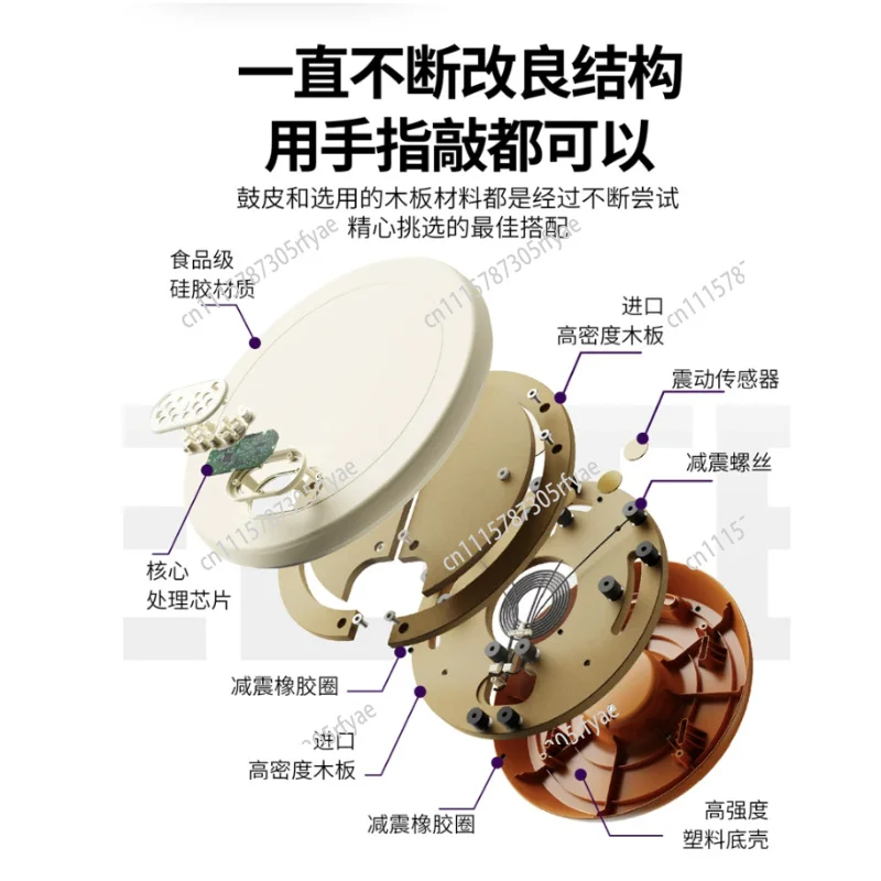 Drum Controller PRO Version Big Physical Drum Controller for Rhythm Game Console Accessories USB Connection