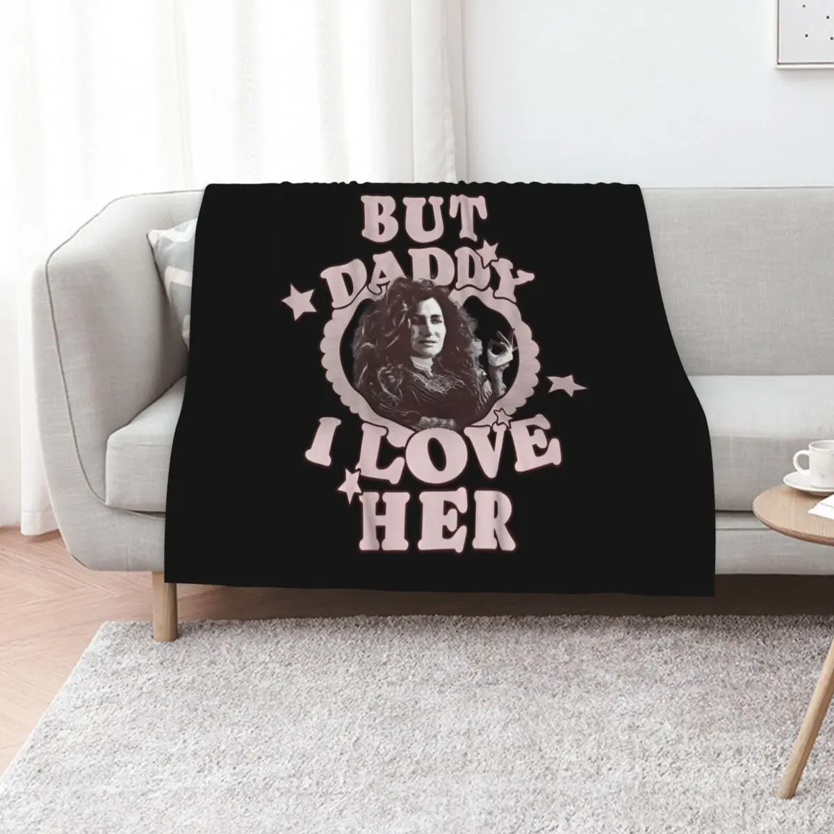 But daddy i love her Kathryn Hahn as Agatha Throw Blanket Sleeping Bag Sofa Hair Furry Soft Big Sofas Blankets