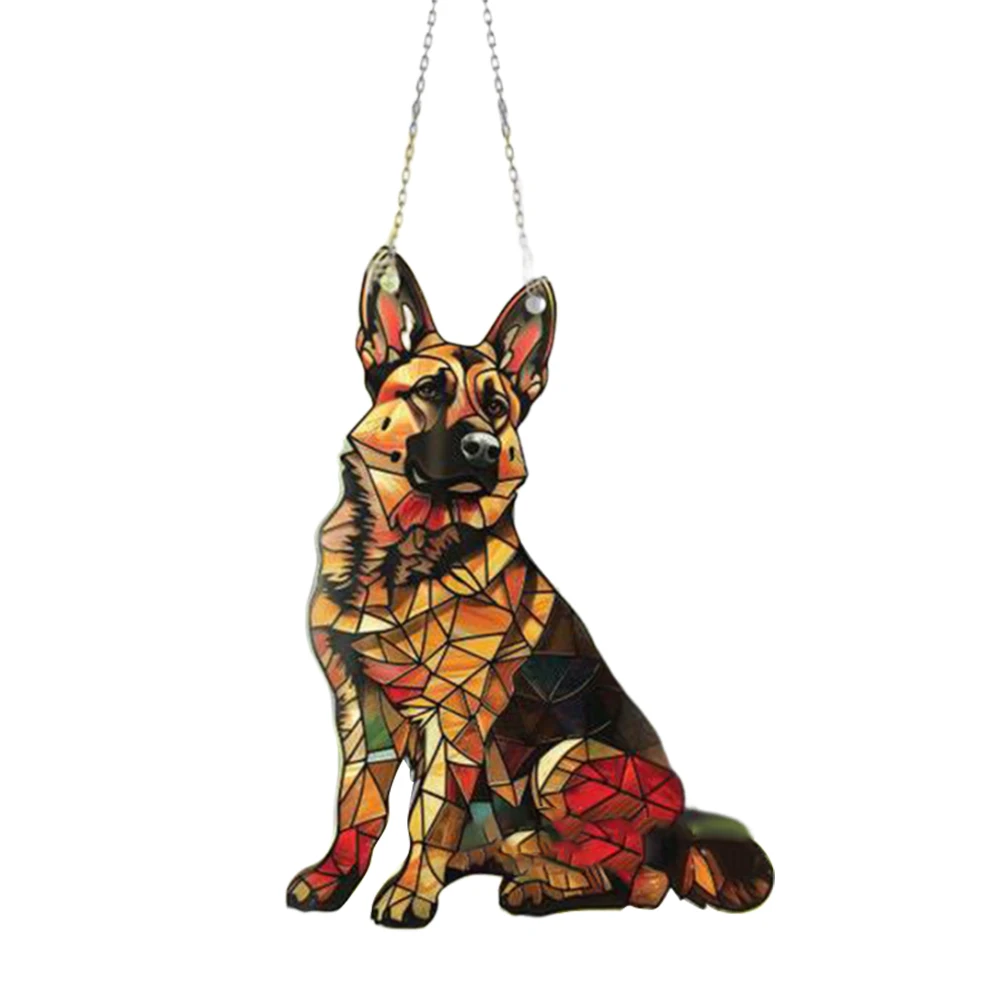 

Home Decor Outdoor Decor Acrylic Dog Decorations Cute Dog Decorations Versatile Use Bright Colors Easy To Install